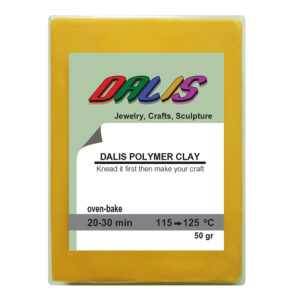 خمیر پلیمری دالیس کد D225 (کهربایی ۵۰ گرمی)
