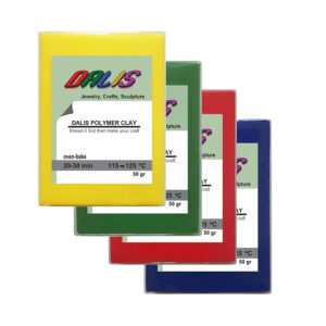 D1005 خمیر پلیمری دالیس کد D1005 (4 رنگ 200 گرم)